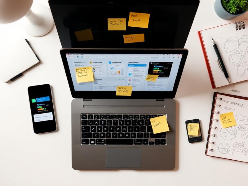 Agency workspace with project management dashboard and strategy planning tools